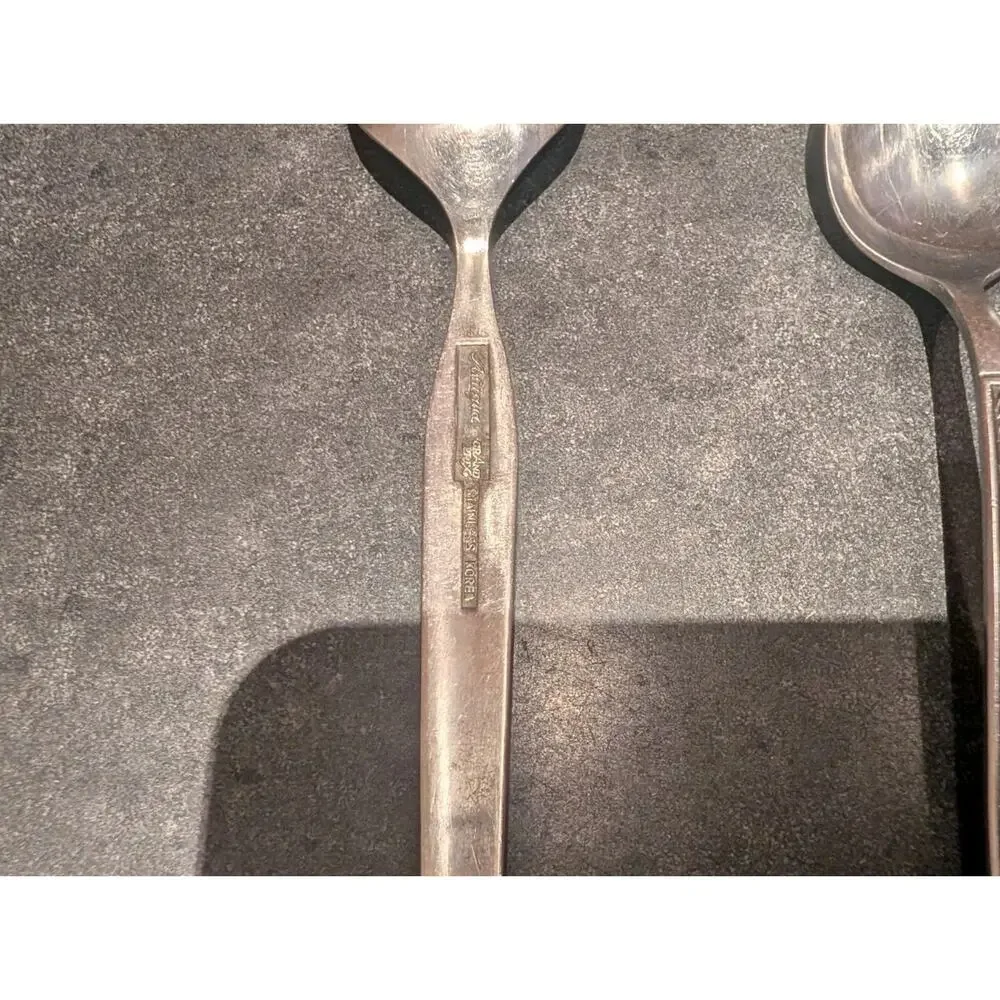 Antigua Grand Prix Stainless Steel Flatware Lot of 7 spoons and forks